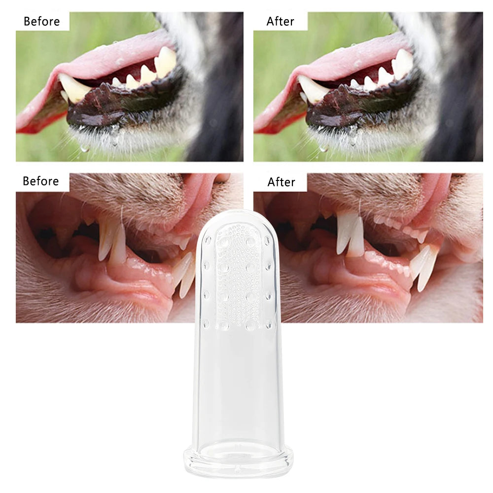 Silica Gel Toothbrush for Pets