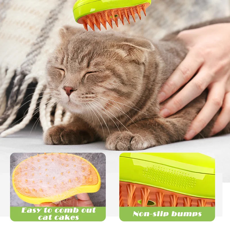 Pet Massage Comb with Electric Spray